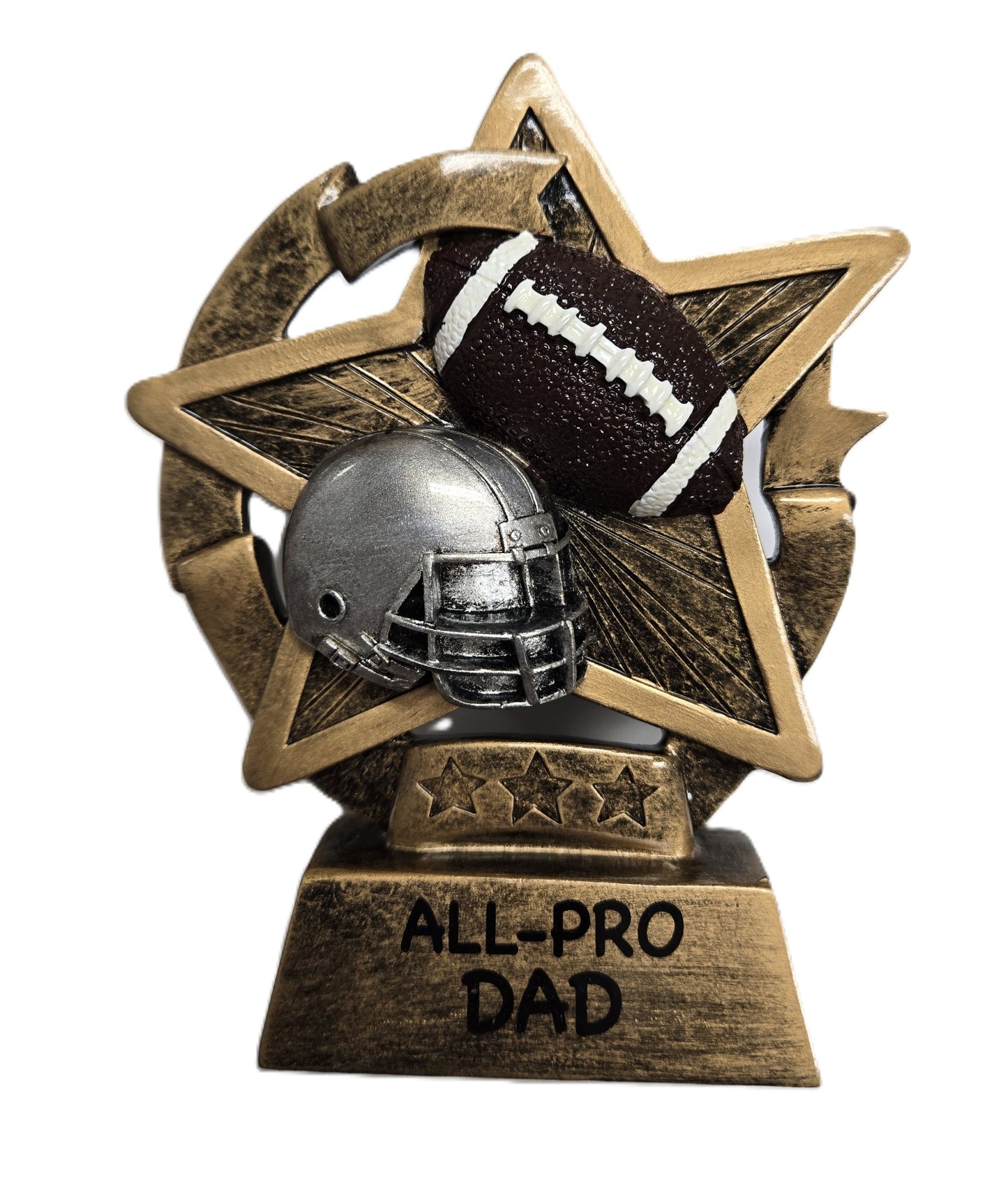Dad Football Star Trophy