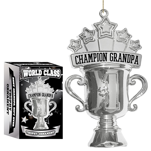 Champion Grandpa Trophy Ornament