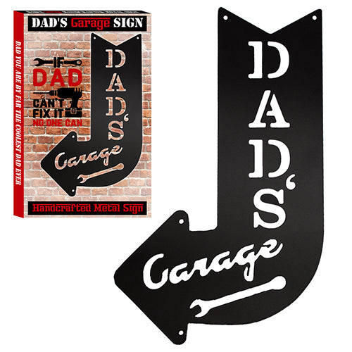 Dad's Garage Metal Sign