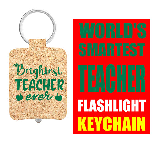 Teacher Flashlight Keychain