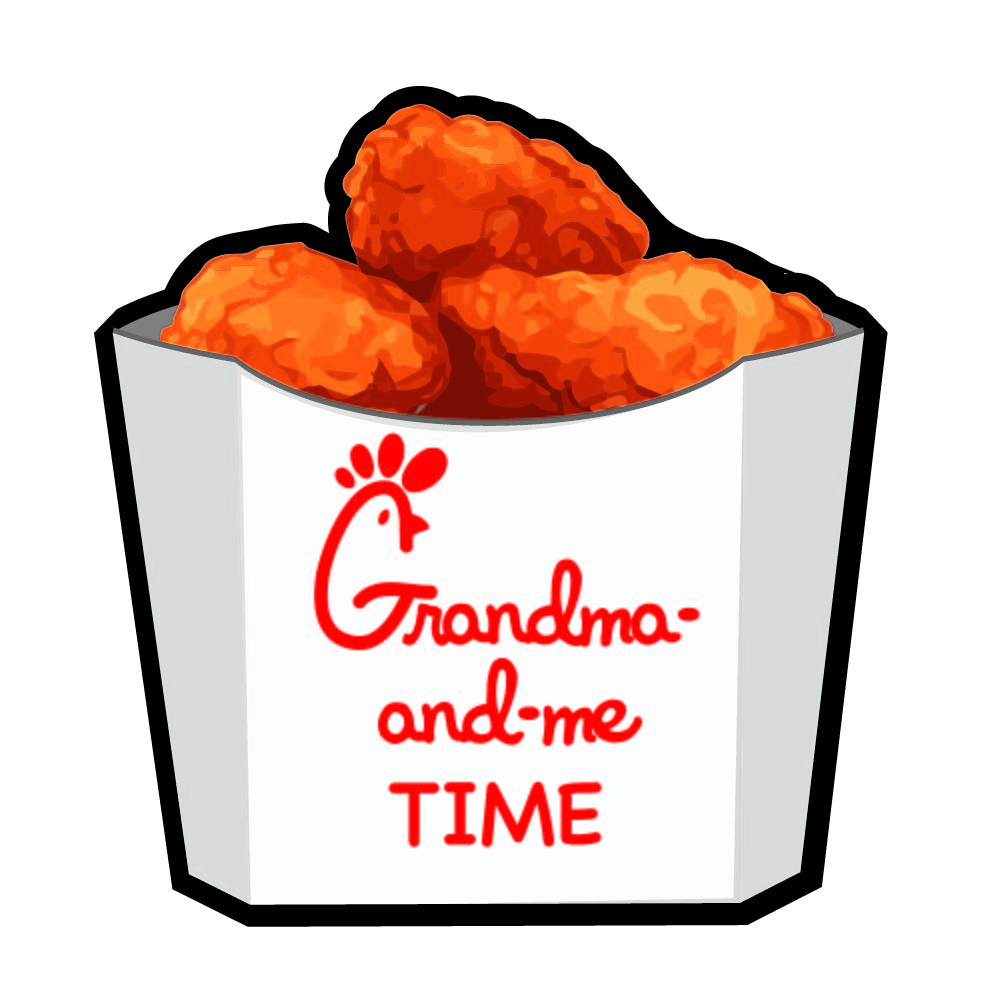 Grandma Nuggets Foodie Magnet
