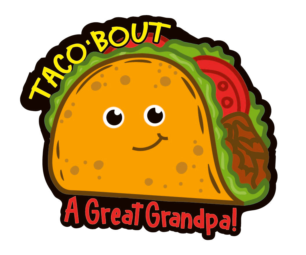 Grandpa Taco Foodie Magnet
