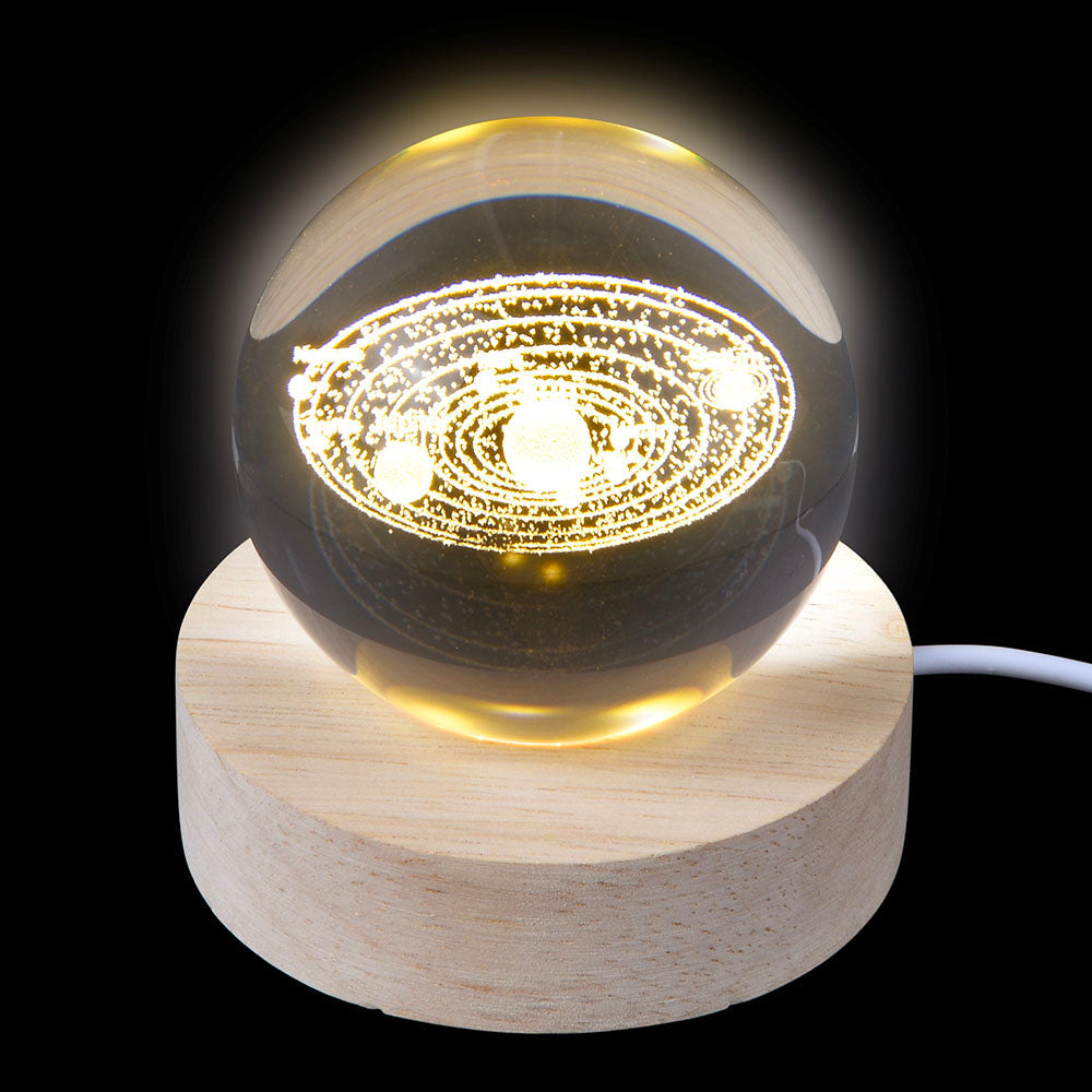 Solar System Glass Ball