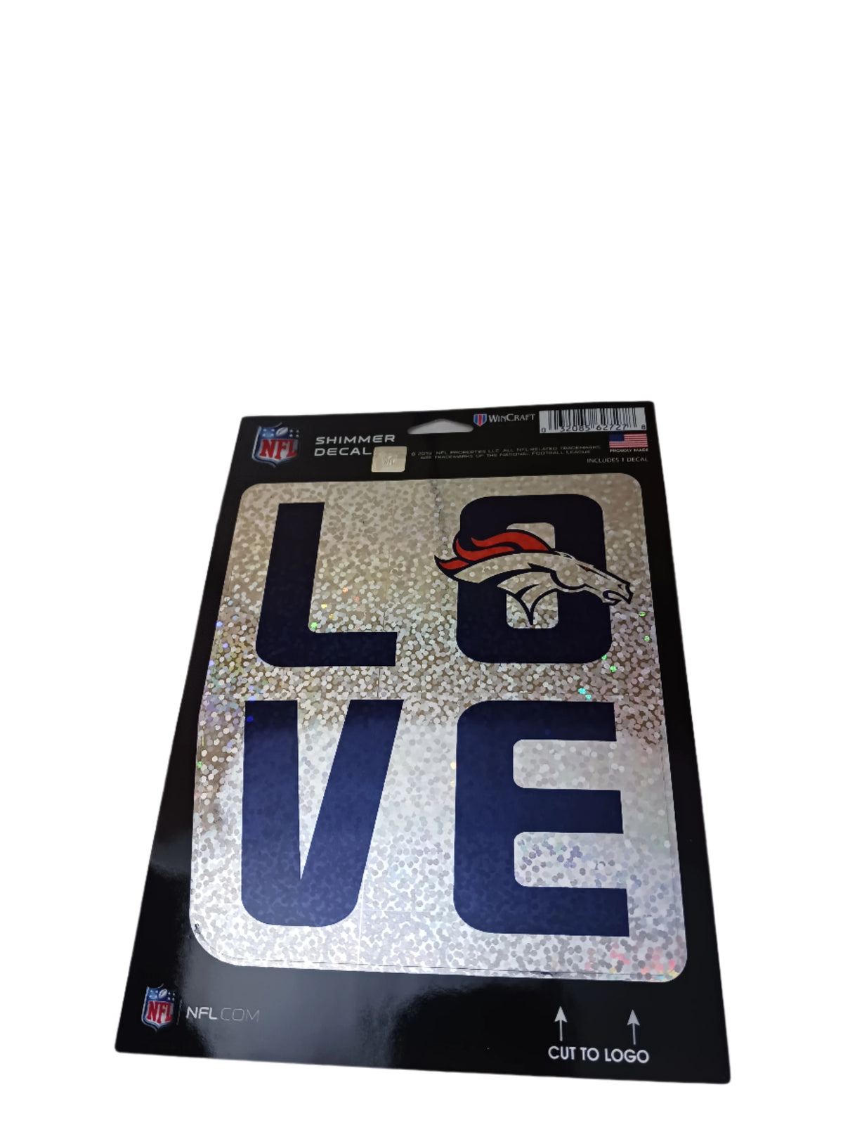 Broncos Shimmer Decals