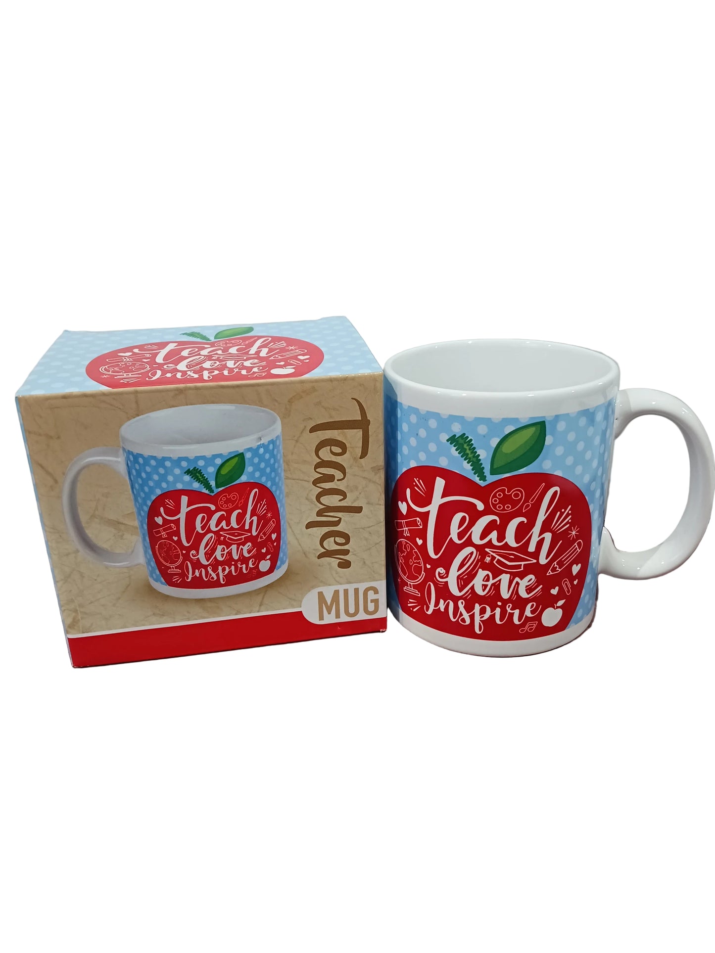 Teacher Love and Inspire Mug