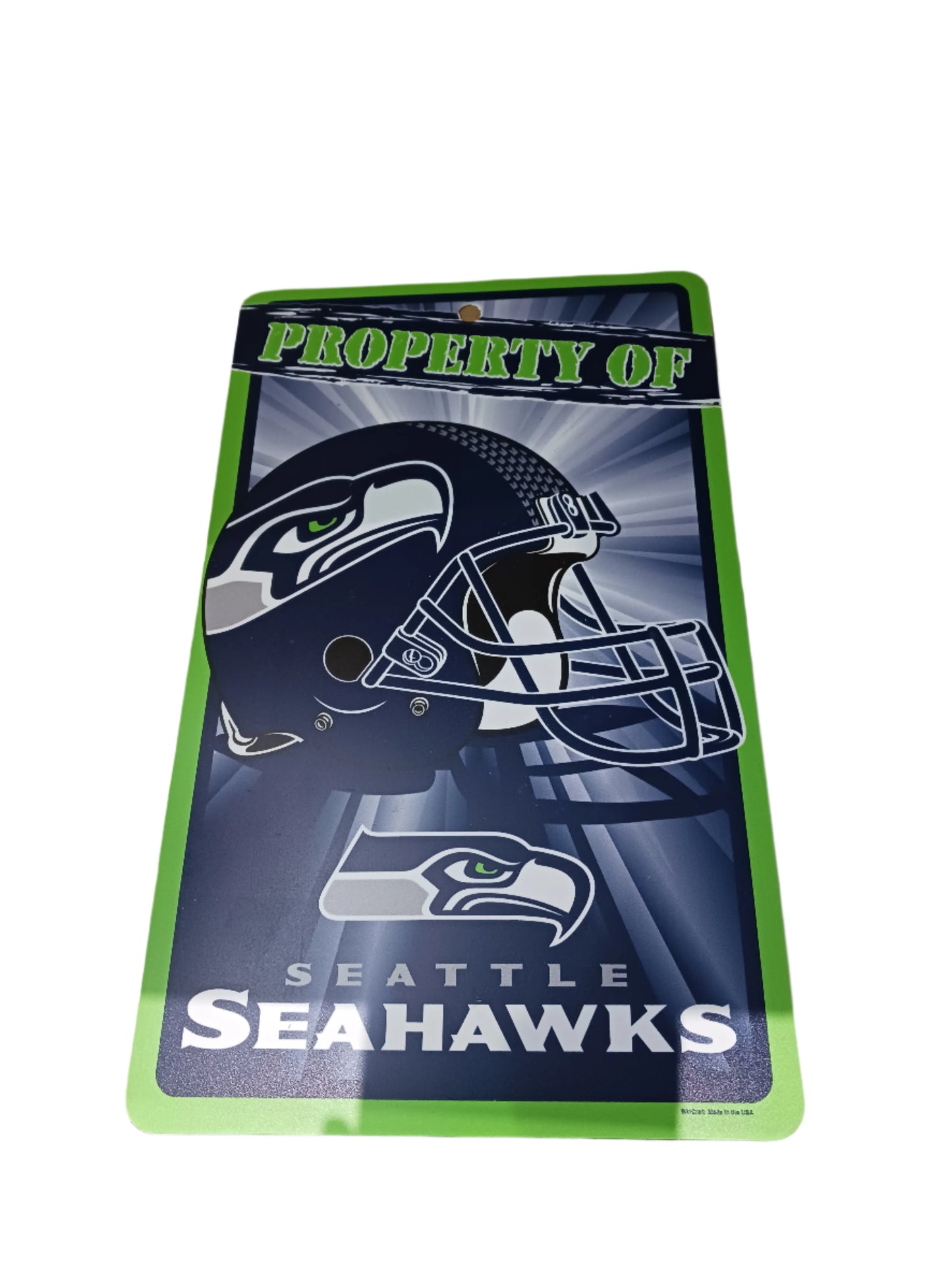 Seattle Seahawks Property of Sign
