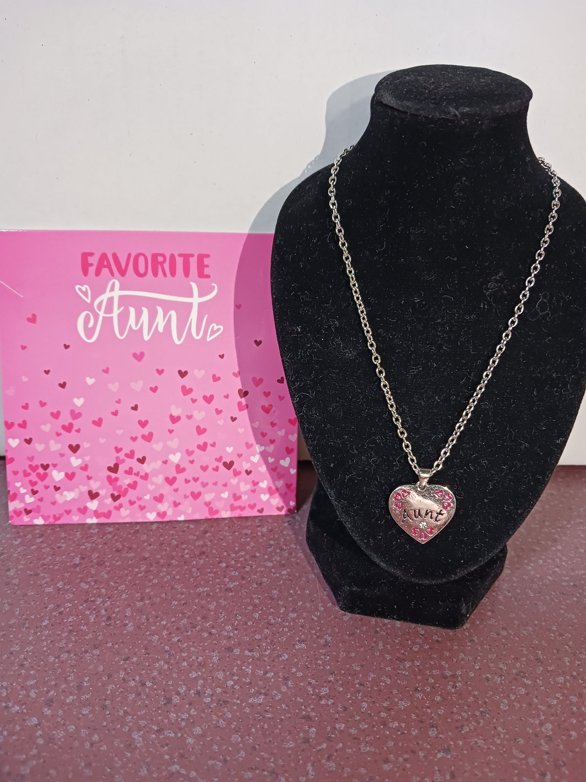Aunt Heart Necklace