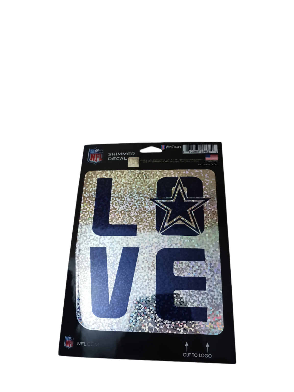 Dallas Cowboys Shimmer Decal