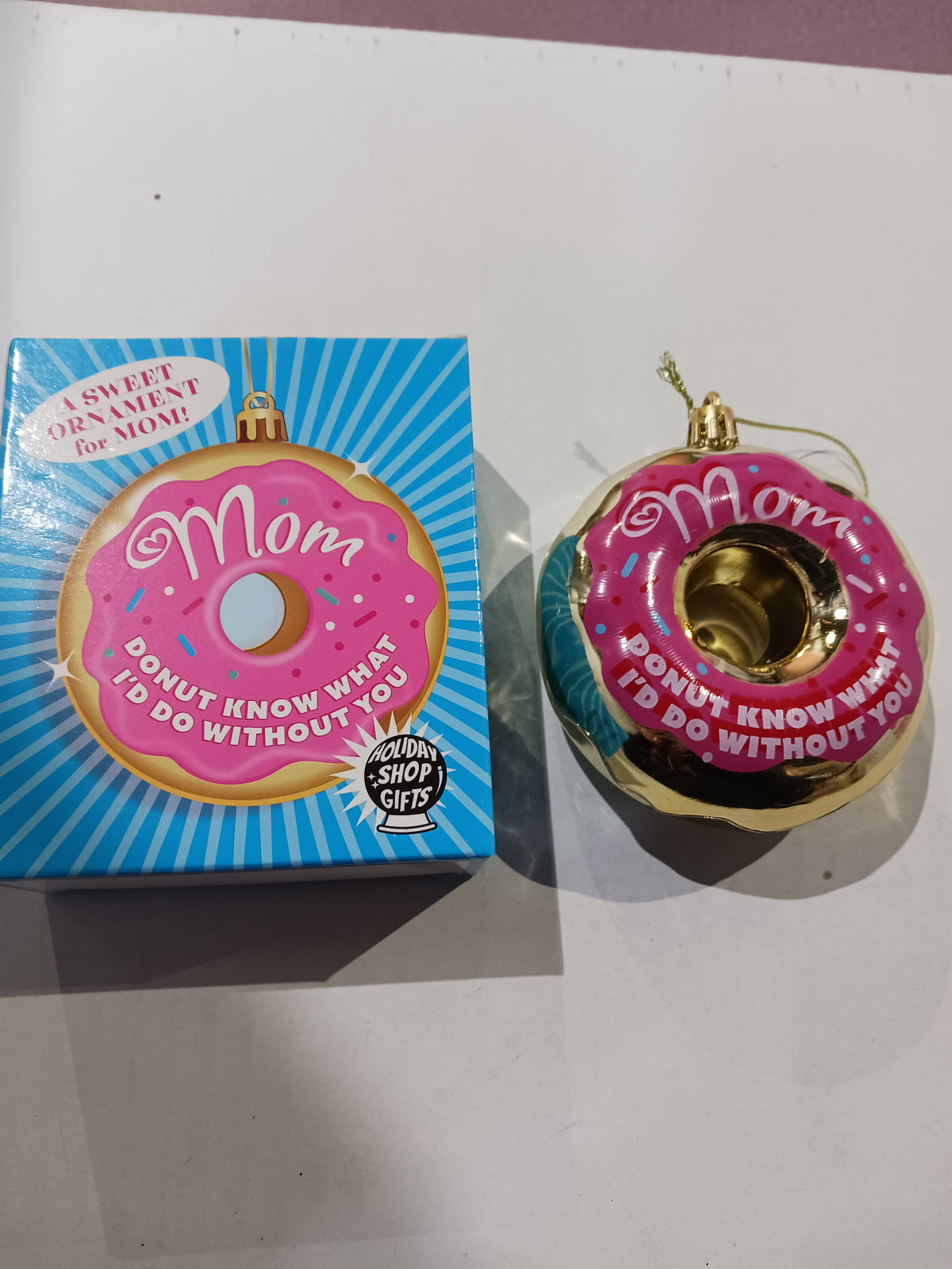 Mom Donut Ornament