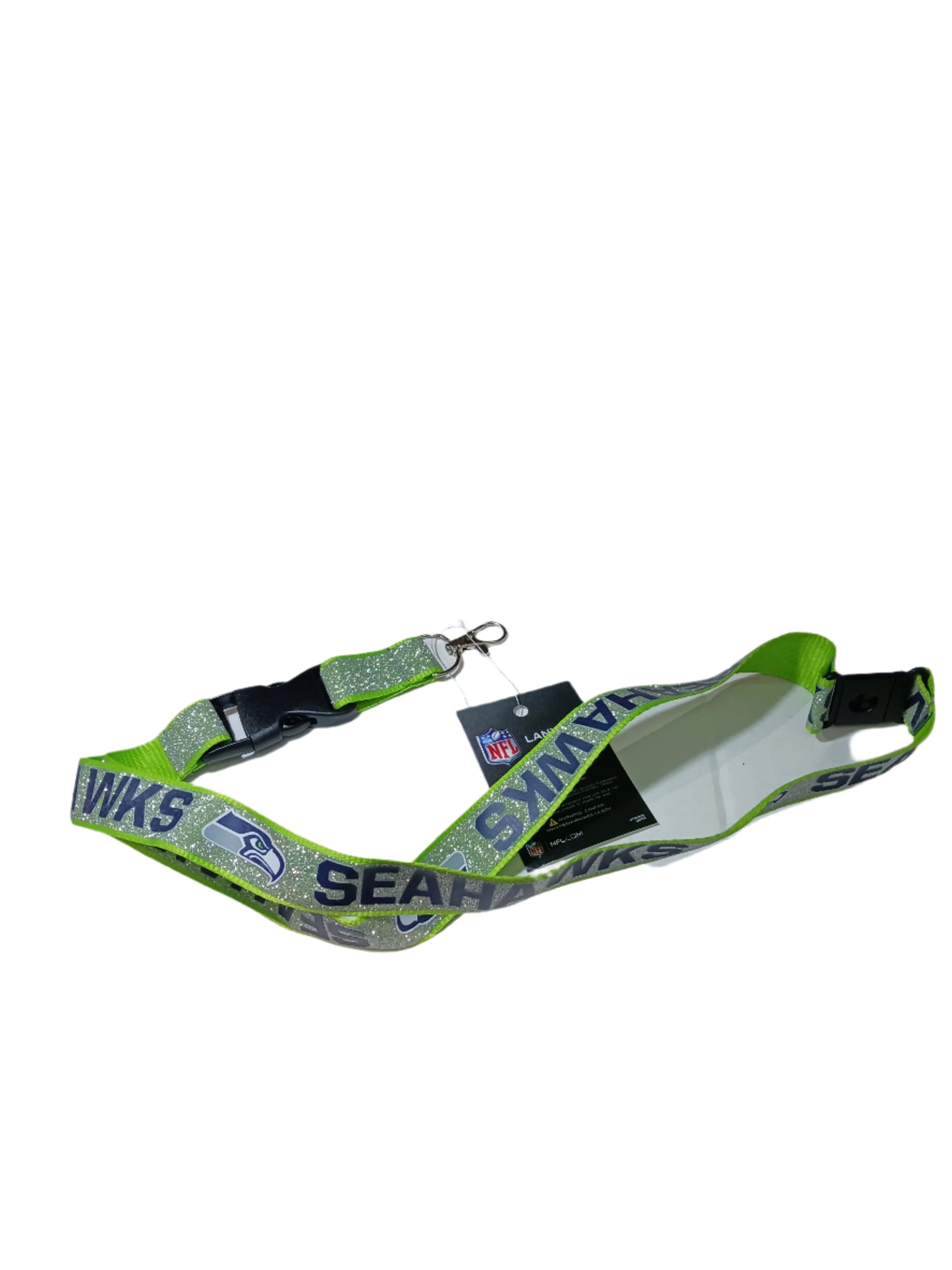 Seattle Seahawks Glitter Lanyard