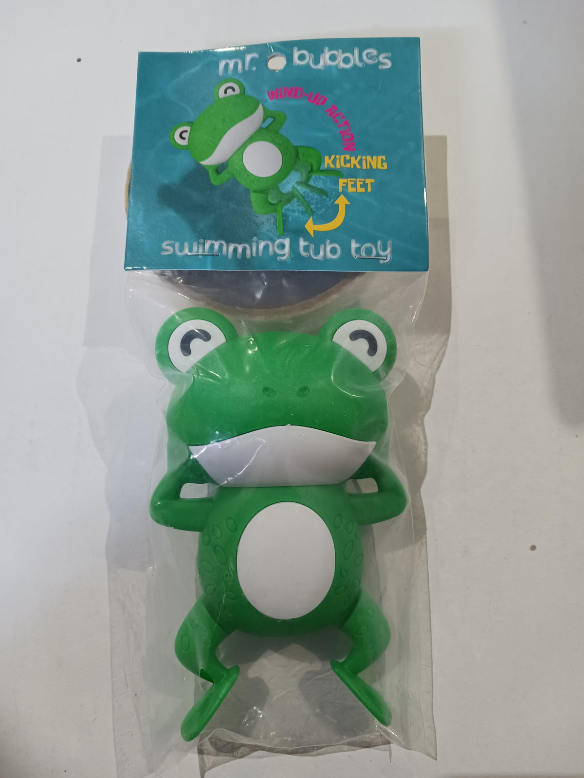 Mr. Bubbles Swim Frog Tub Toy