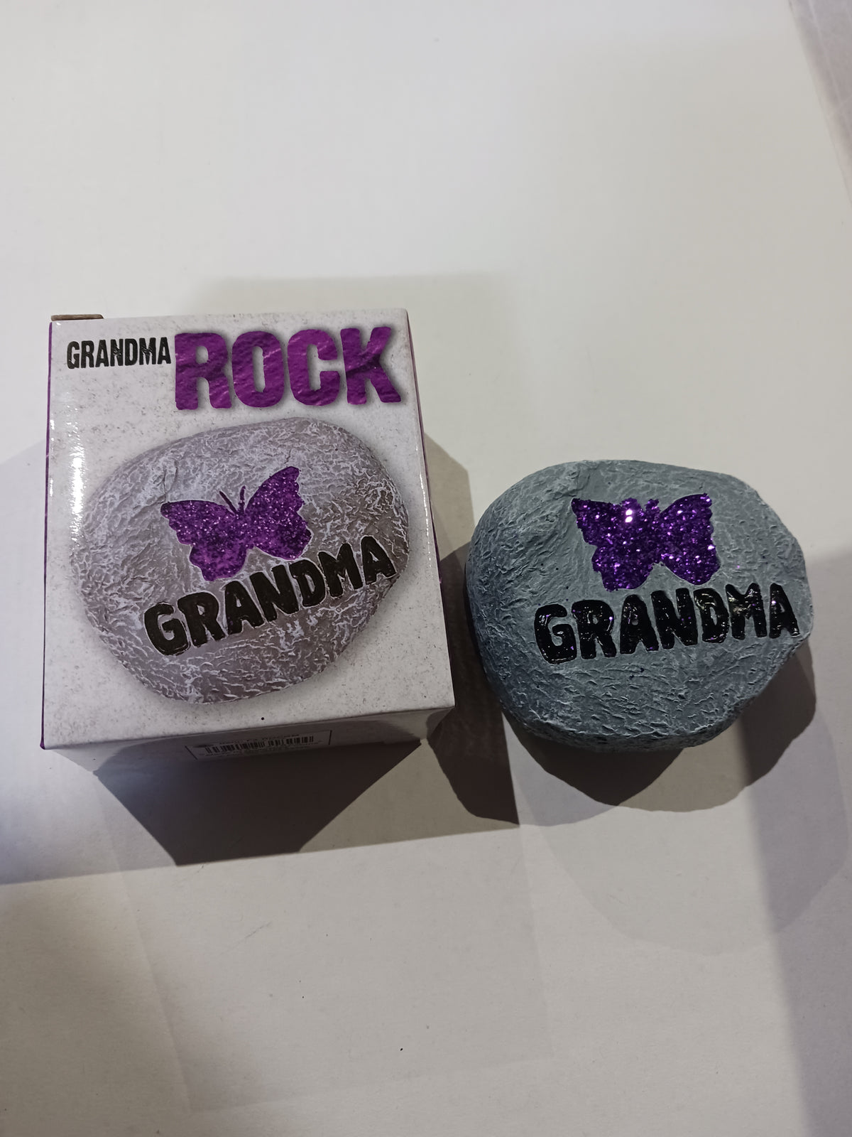 Grandma Rock with Butterfly