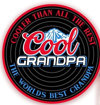 Cool Grandpa PVC Coaster