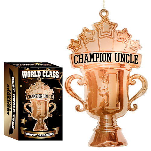 Champion Uncle Trophy Ornament