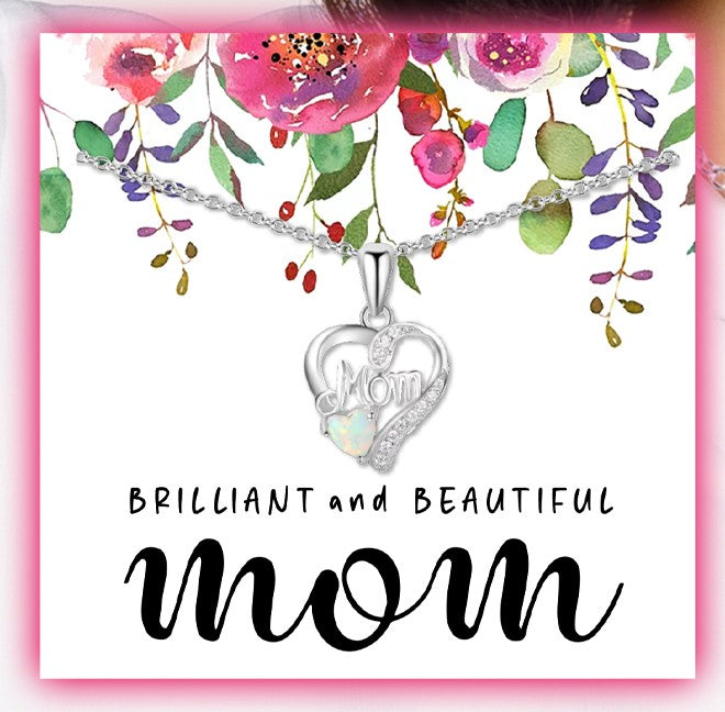 Mom Necklace - Beautiful Mom