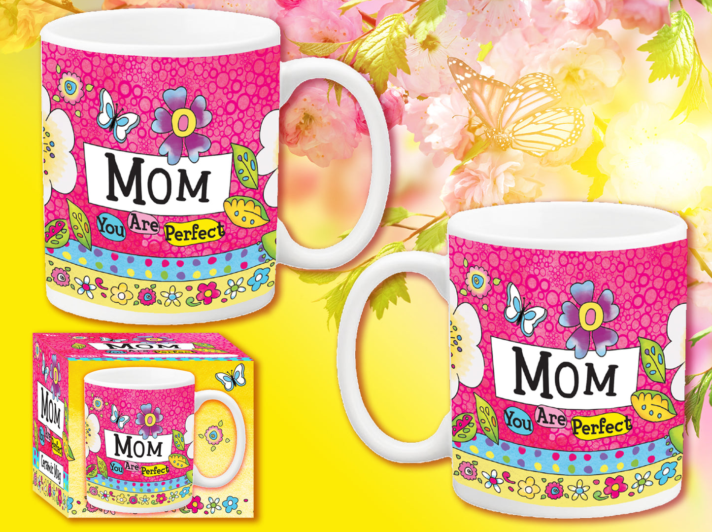 Mom Flowers Mug