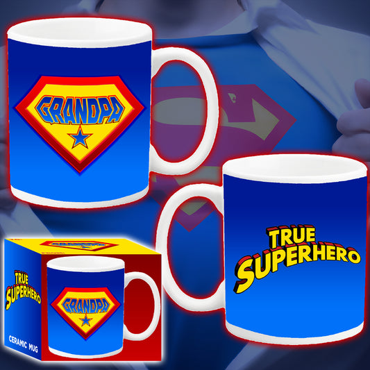 Grandpa True Superhero Mug