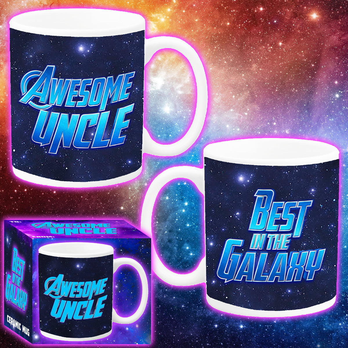 Awesome Uncle Space Mug