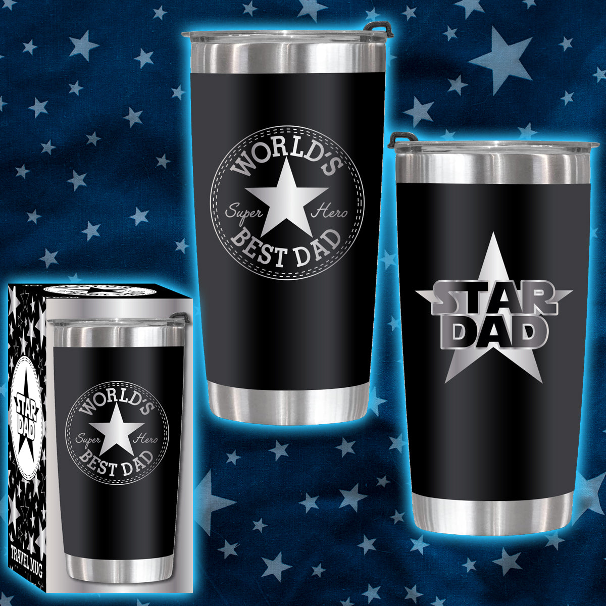 Star Dad Stainless Travel Tumbler