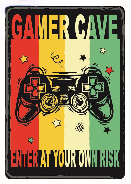 Gamer Cave Sign