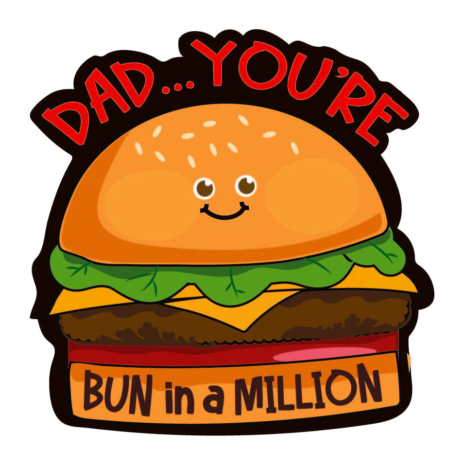 Dad Burger Foodie Magnet