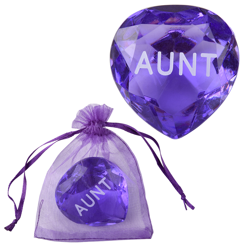 Aunt Crystal Heart - Shimmer Bag