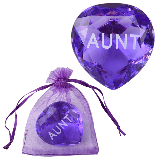 Aunt Crystal Heart - Shimmer Bag