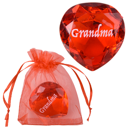 Grandma Crystal Heart - Shimmer Bag