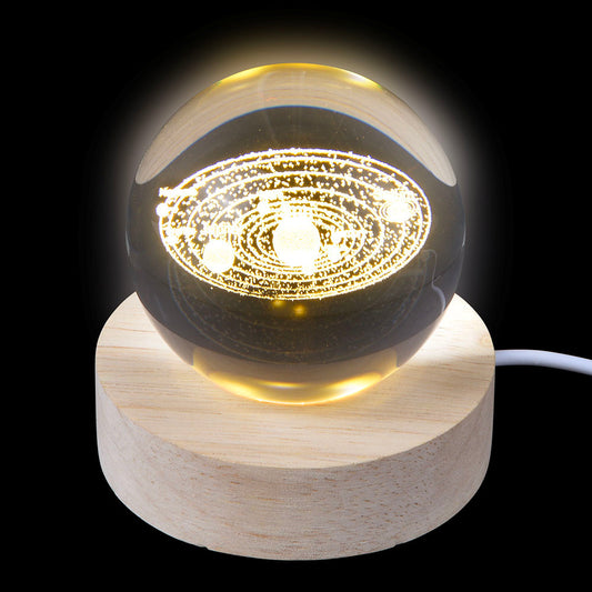 Solar System Glass Ball