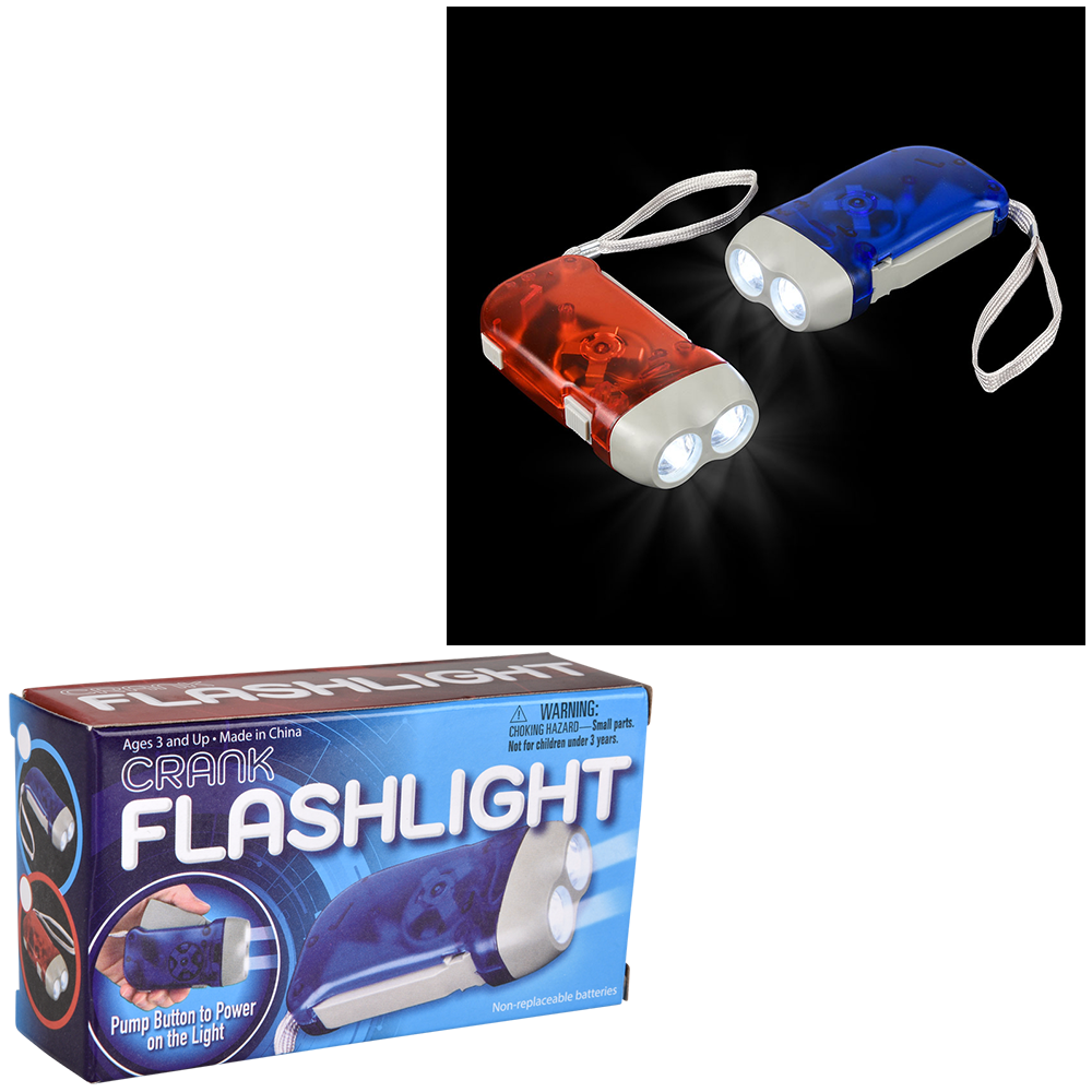 Crank Dynamo Flashlight