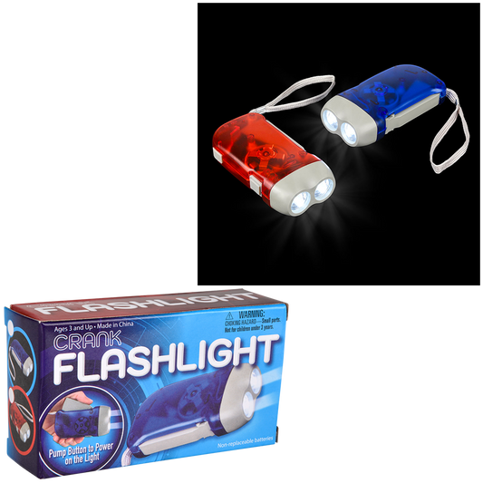 Crank Dynamo Flashlight