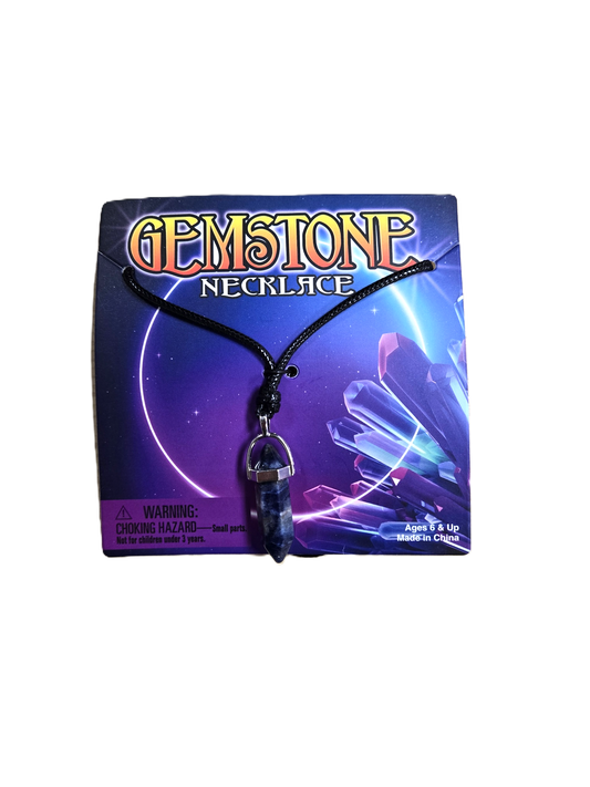 Gemstone Cord Necklace