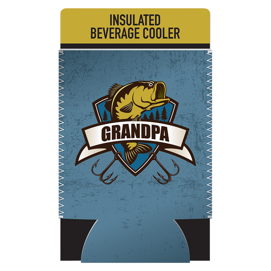 Grandpa Fish Can Cooler