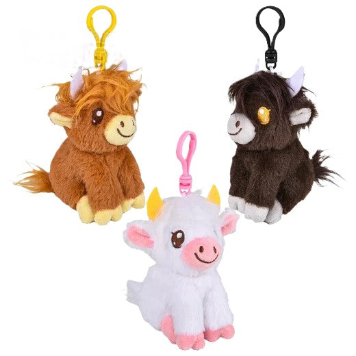 Highland Cow Plush with clip