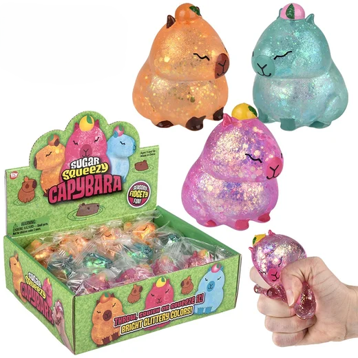 2.5" Squeezy Sugar Capybara