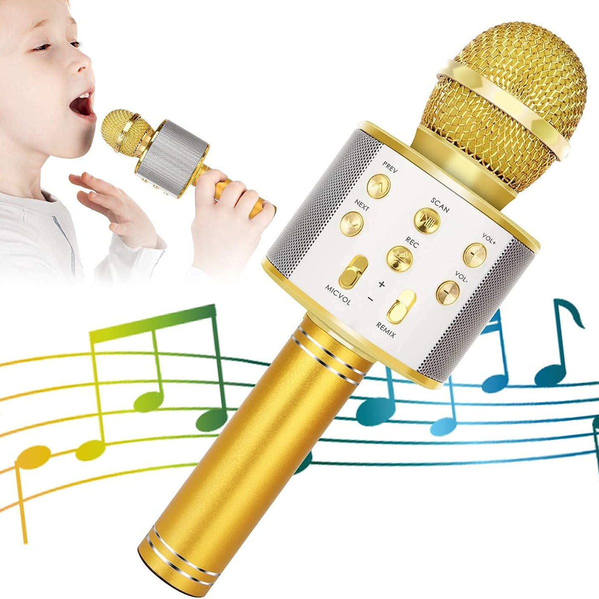 Wireless Microphone with Speaker
