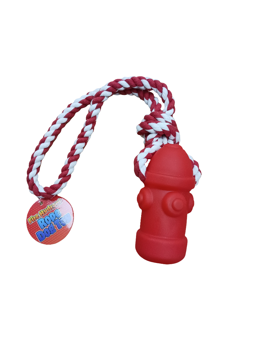 Fire Hydrant Rope Dog Toy