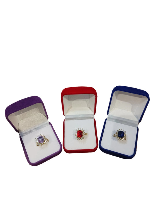 Fancy Ring in Velvet Box