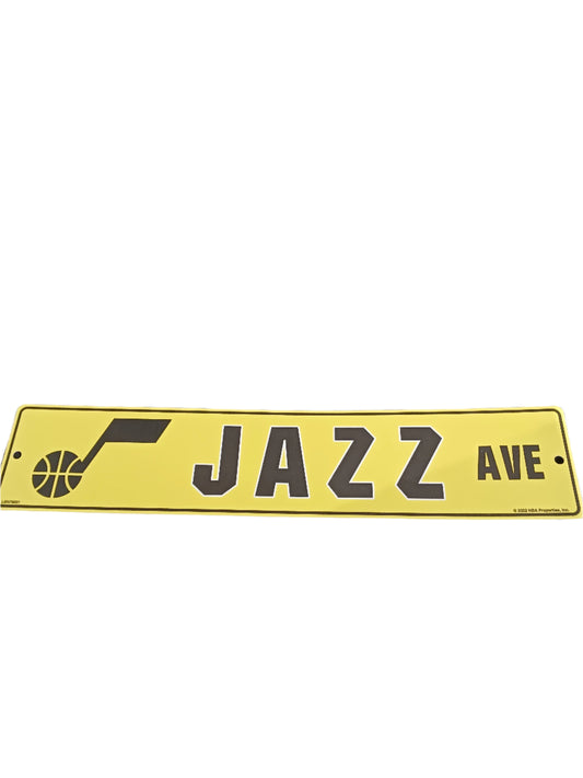 Utah Jazz Avenue Sign