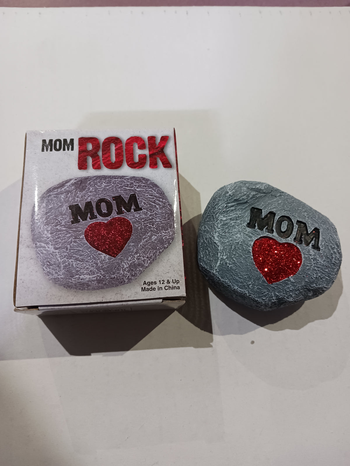 Mom Rock with Heart