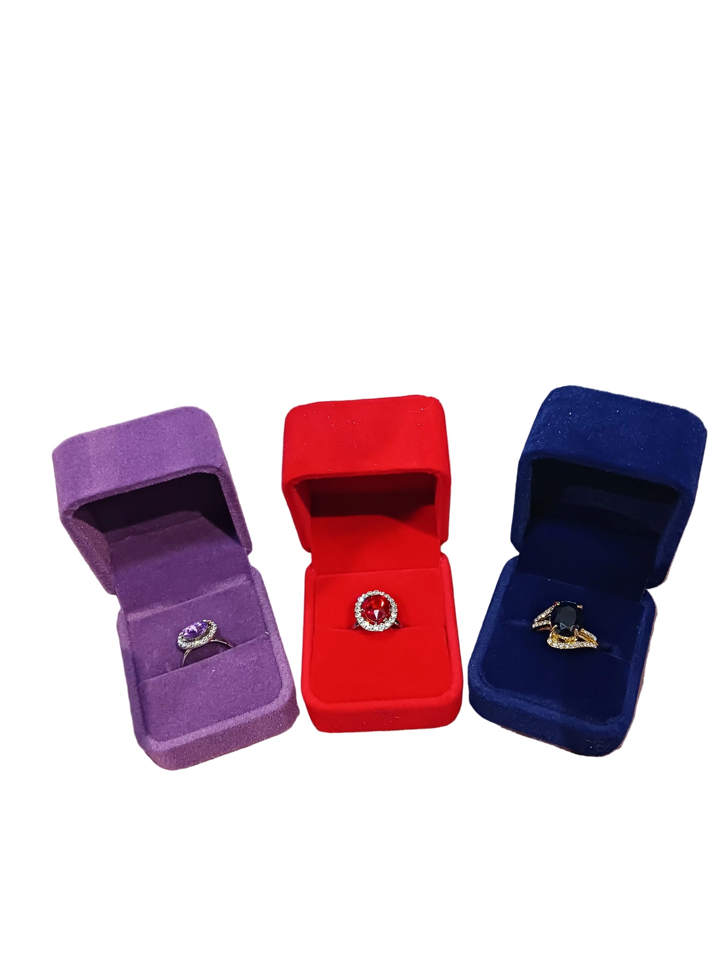 Fancy Ring Large Velvet Box