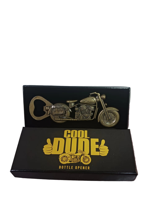 Cool Dude Motorcycle Bottle Opener