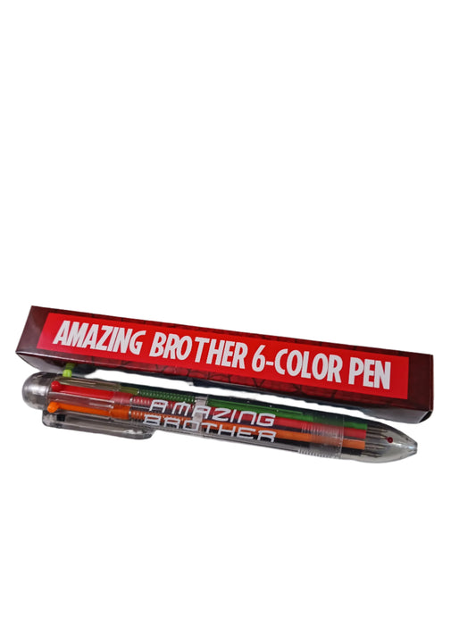 Amazing Brother 6 Color Pen