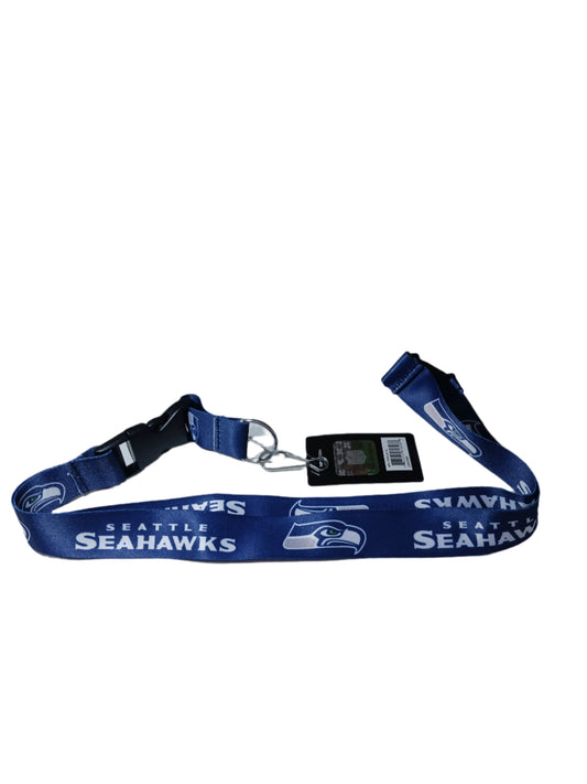 Seattle Seahawks Blue Lanyard