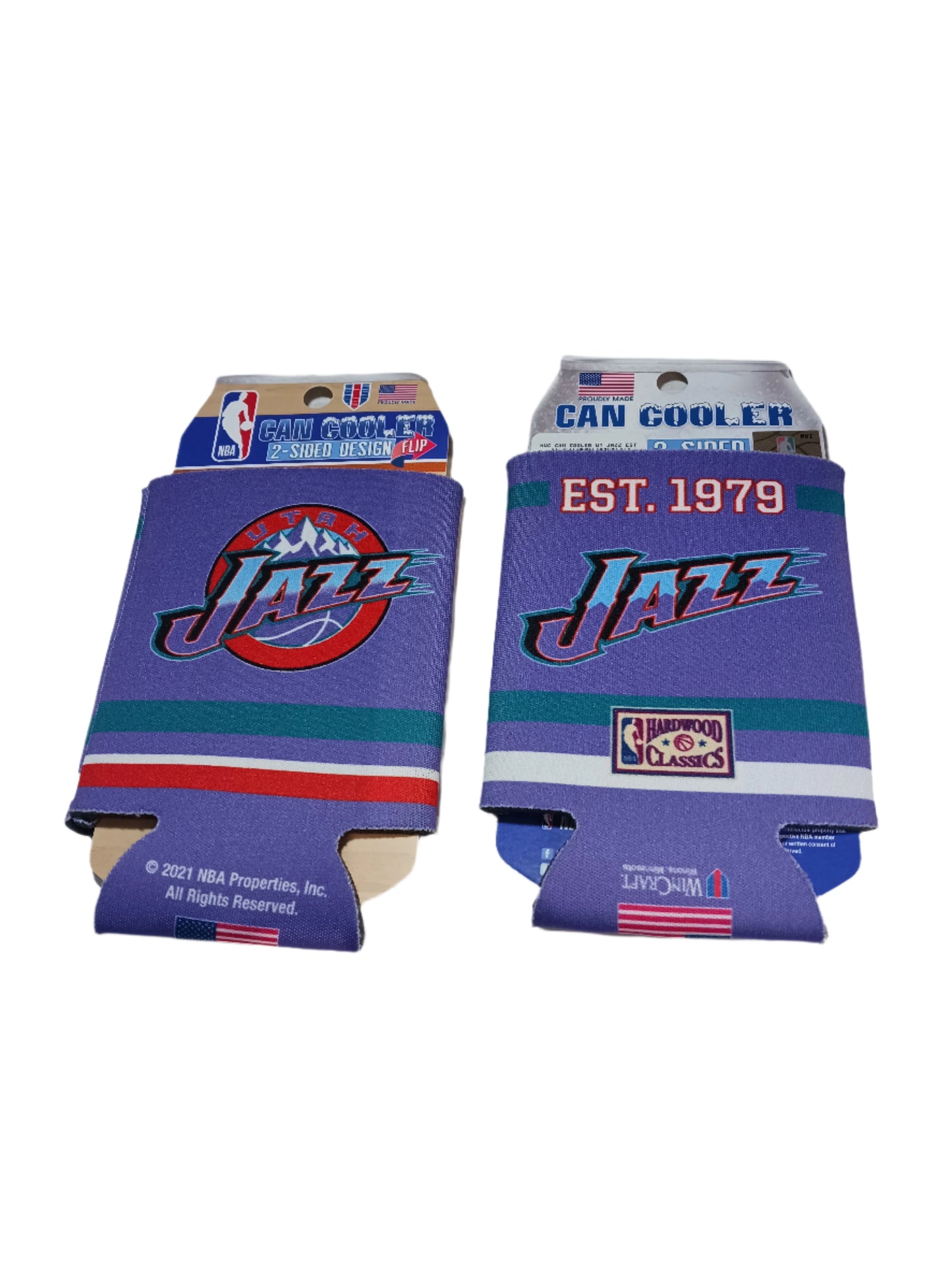 Utah Jazz Purple Can Cooler