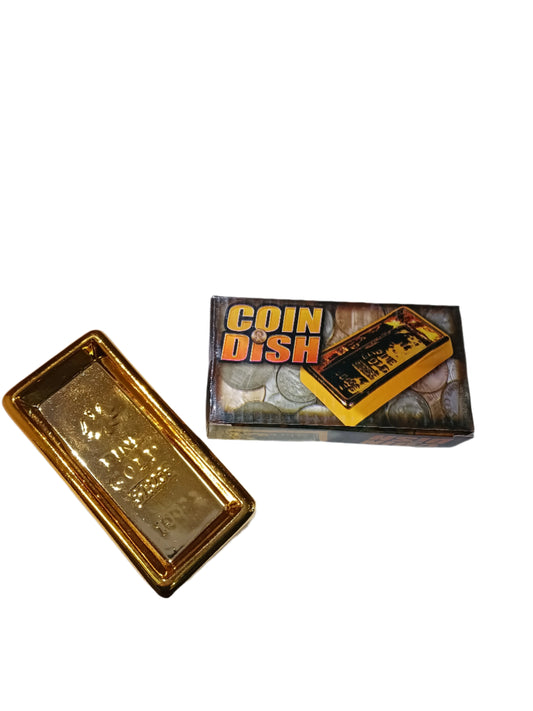 Gold Bar Coin Dish
