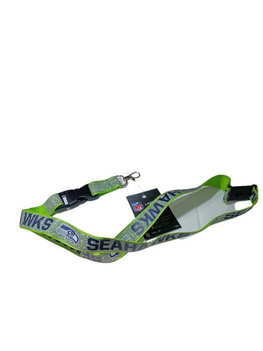 Seattle Seahawks Glitter Lanyard