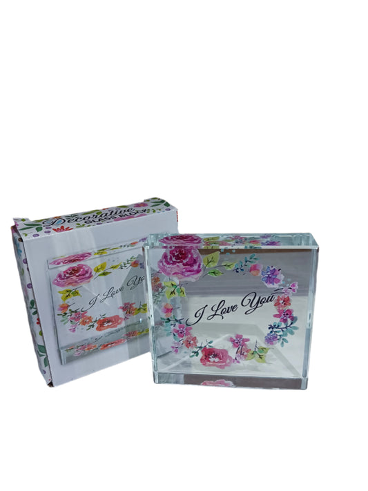 Decorative I Love You Block