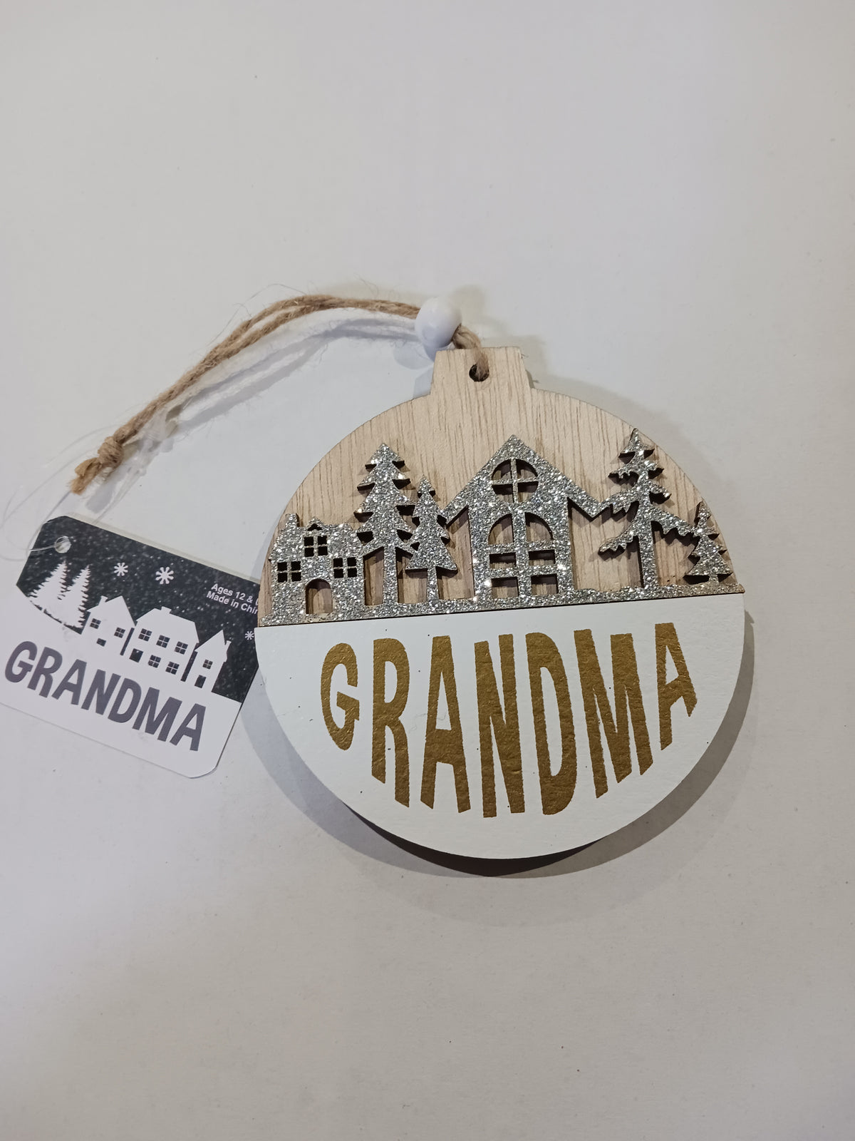 Grandma Wood Ornament
