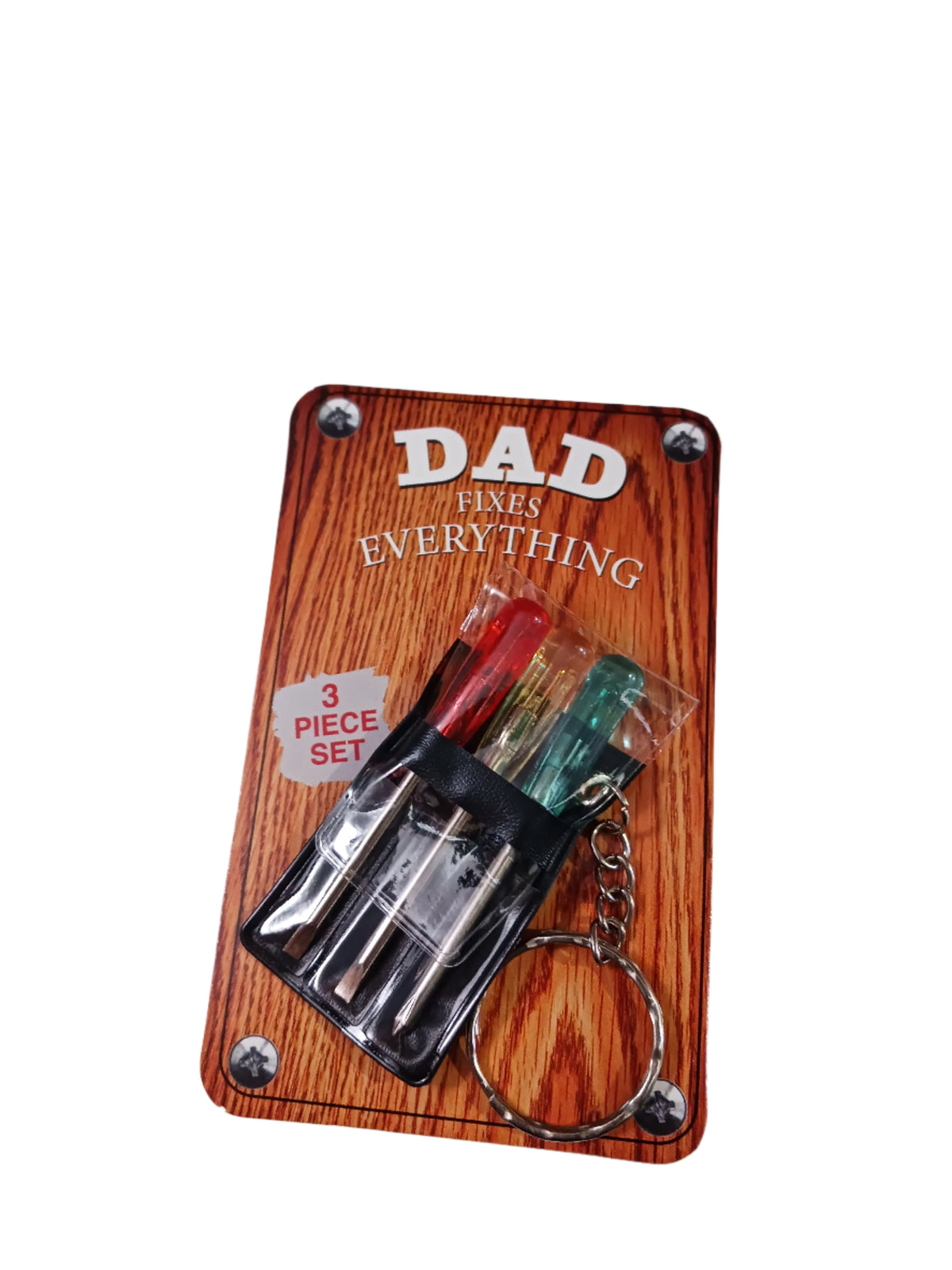 Dad 3Pc Screwdriver Keychain